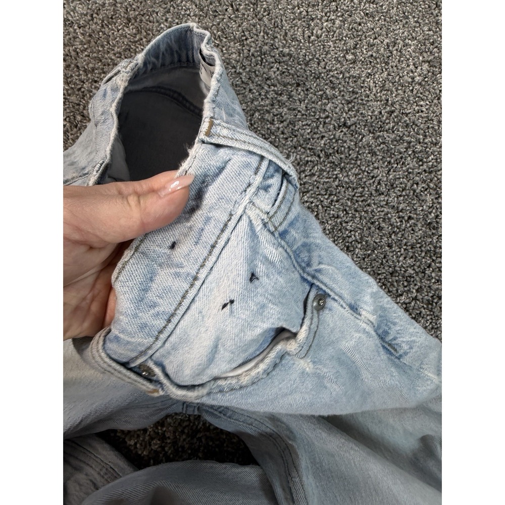 Abercrombie & Fitch Curve Love The Dad High Rise Jeans Women's Size 24 Blue - Picture 9 of 12